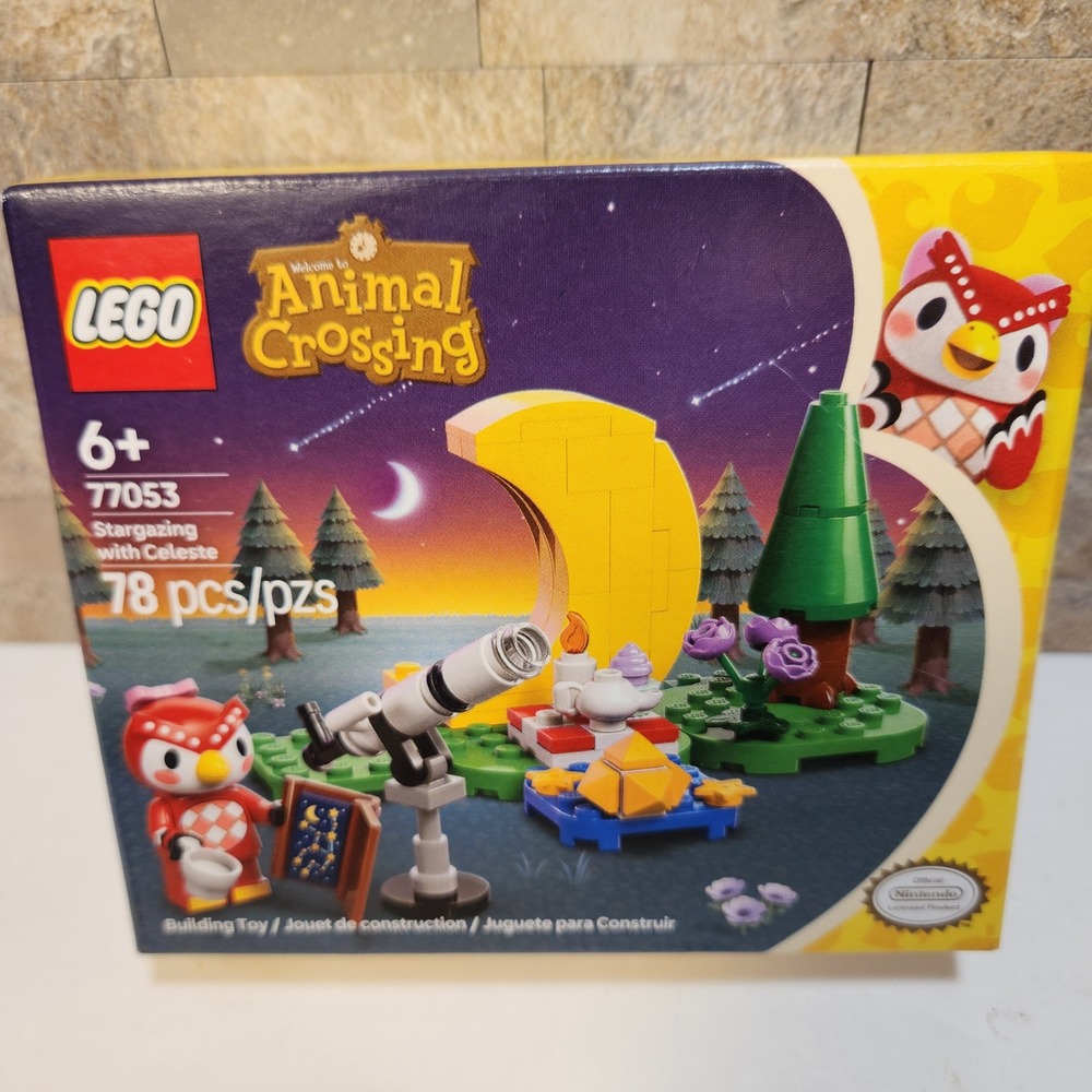 LEGO Animal Crossing Stargazing with Celeste 77053 Building Toy Set 78 Pcs NEW